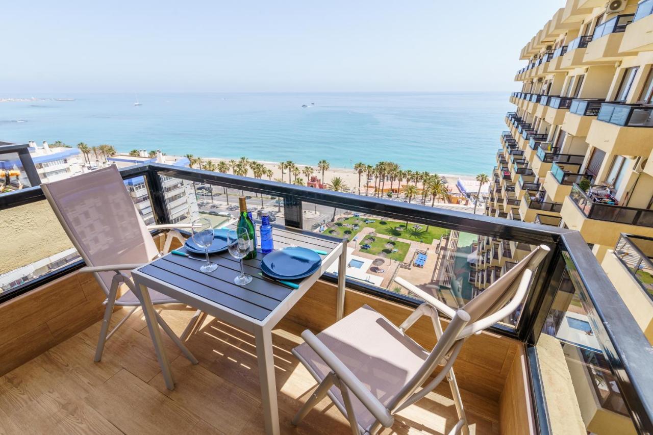 Amazing Views Beachfront Apartment With Swimming Pool Benalmádena Eksteriør bilde