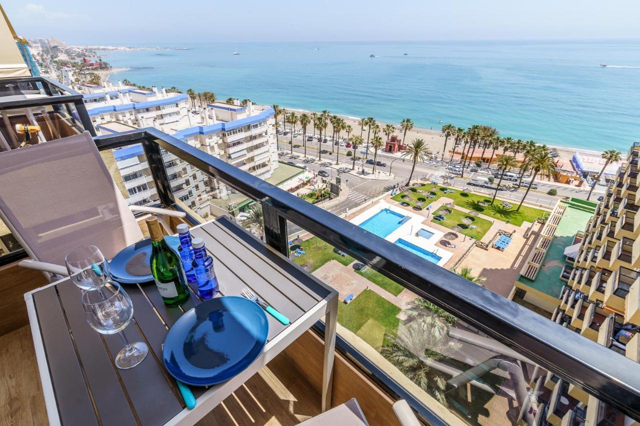 Amazing Views Beachfront Apartment With Swimming Pool Benalmádena Eksteriør bilde